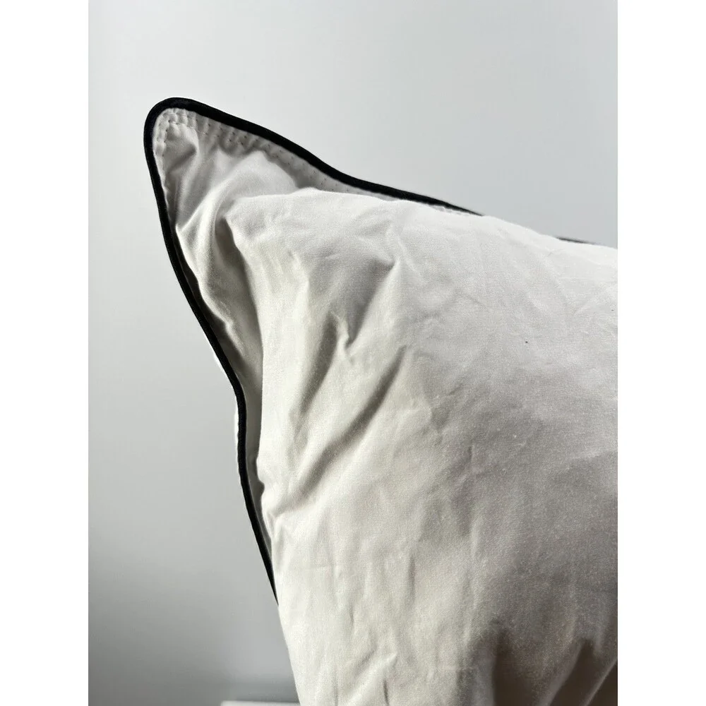 Brooks Brothers Down & Feathers King Size Bed Pillow 20”x36”
